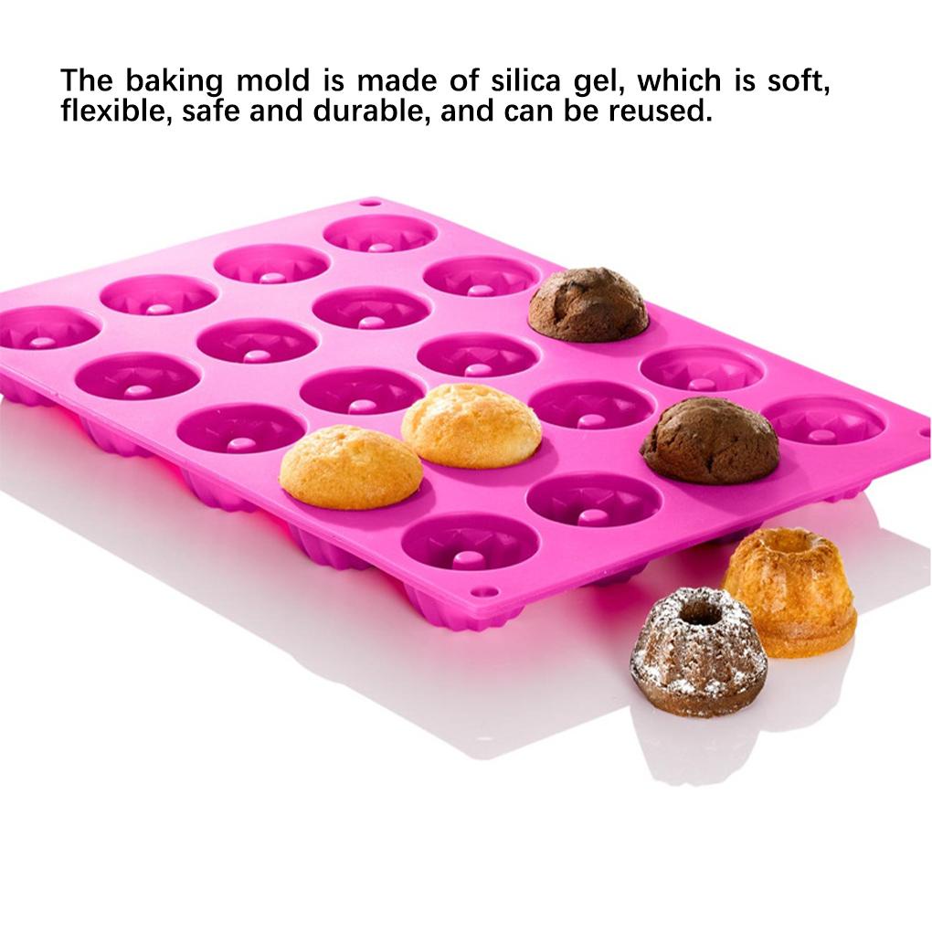 Silikon 20kisi Cetakan Kue Anti Lengket Pengganti Fleksibel Rumah Bakery Dapur Baking Dessert Mould Molding Tool