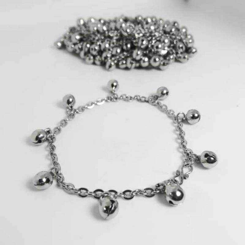 Gelang kaki gelang tangan Bayi lonceng &amp; Anak &amp; Dewasa, ANTI Karat, ANTI Luntur / gelang stainless anak / gelang kaki stainless
