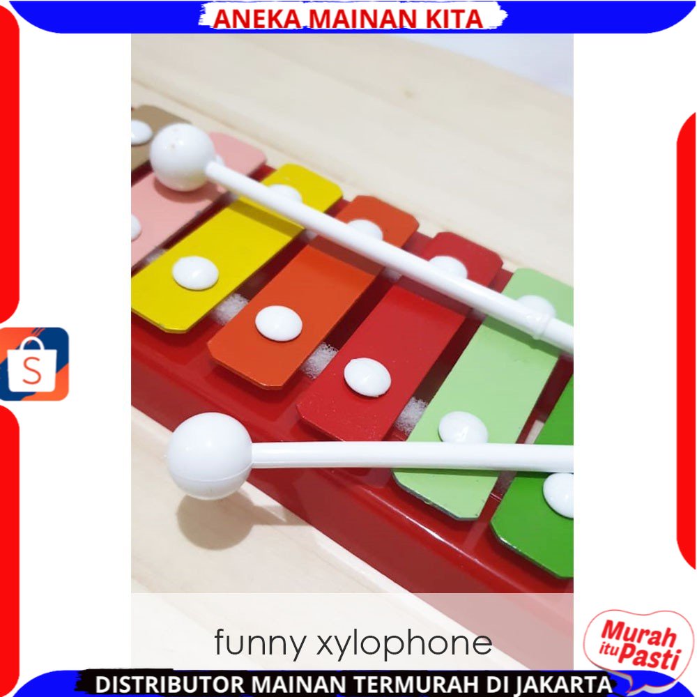 ( BISA COD ) PROMO ST2514 Mainan Anak Musik Pukul KIDS XYLOPHONE / funny xylophone Gamblang Xilophone Kolintang Kulintang