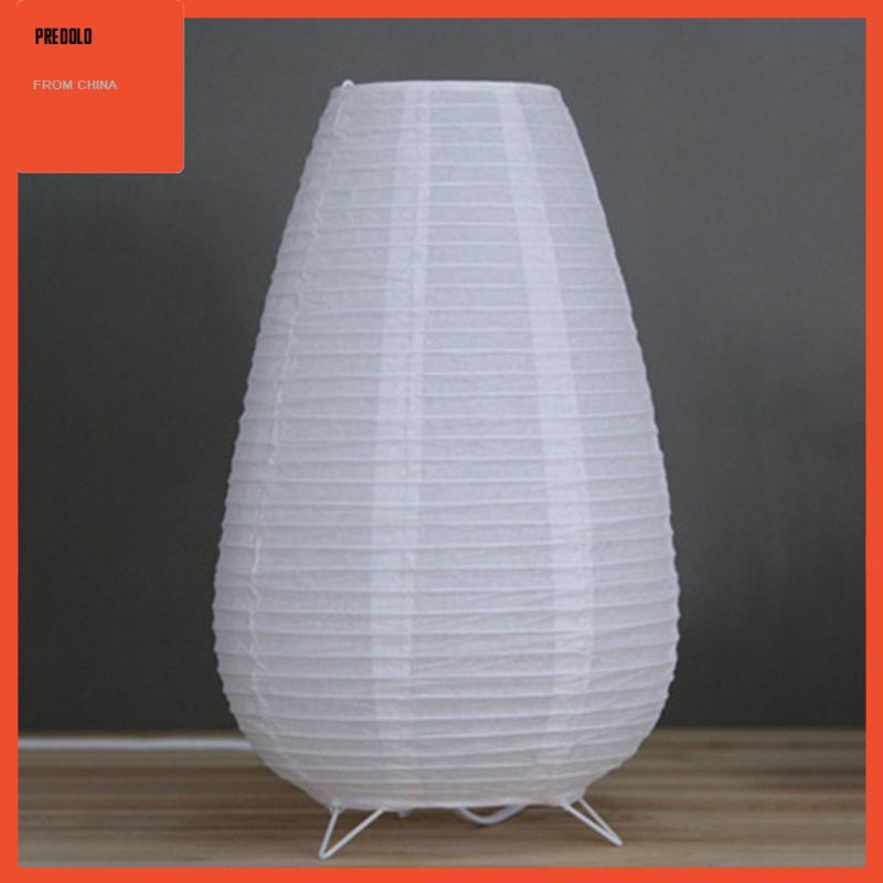 [Predolo] Paper Lantern Lampu Meja Paper Lamp Night Lighting Desk Lamp Untuk Dekorasi Rumah