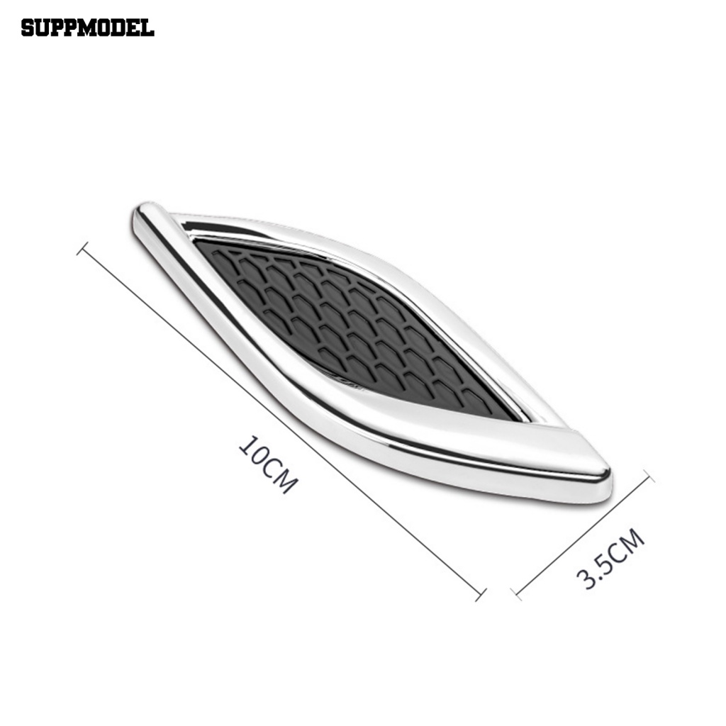 Suppmodel 2Pcs Emblem 3D Emblem Tahan Lama Untuk Mobil 3D Emblem Mobil Badge Stiker Tidak Mudah Rontok