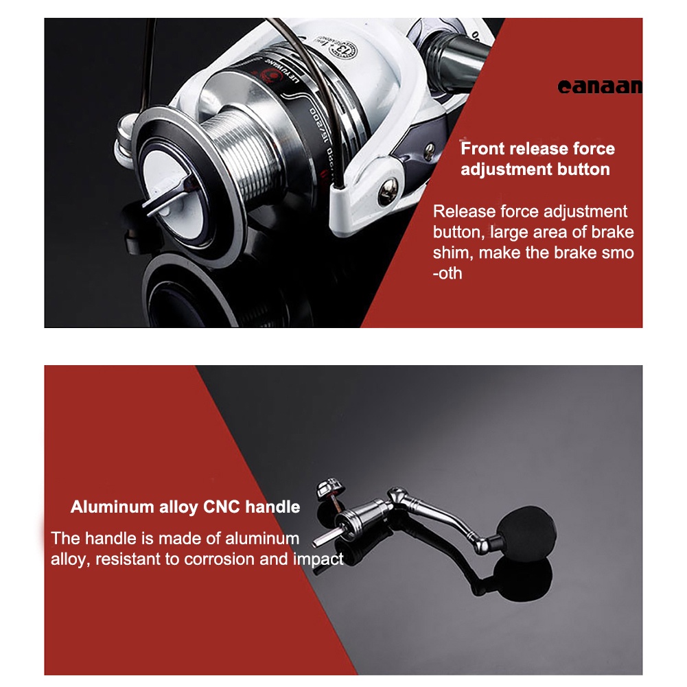 Cnn-kanan/kiri Dapat Diganti13+1Bola Bearing Pancing Laut Metal Coil Spinning Reel