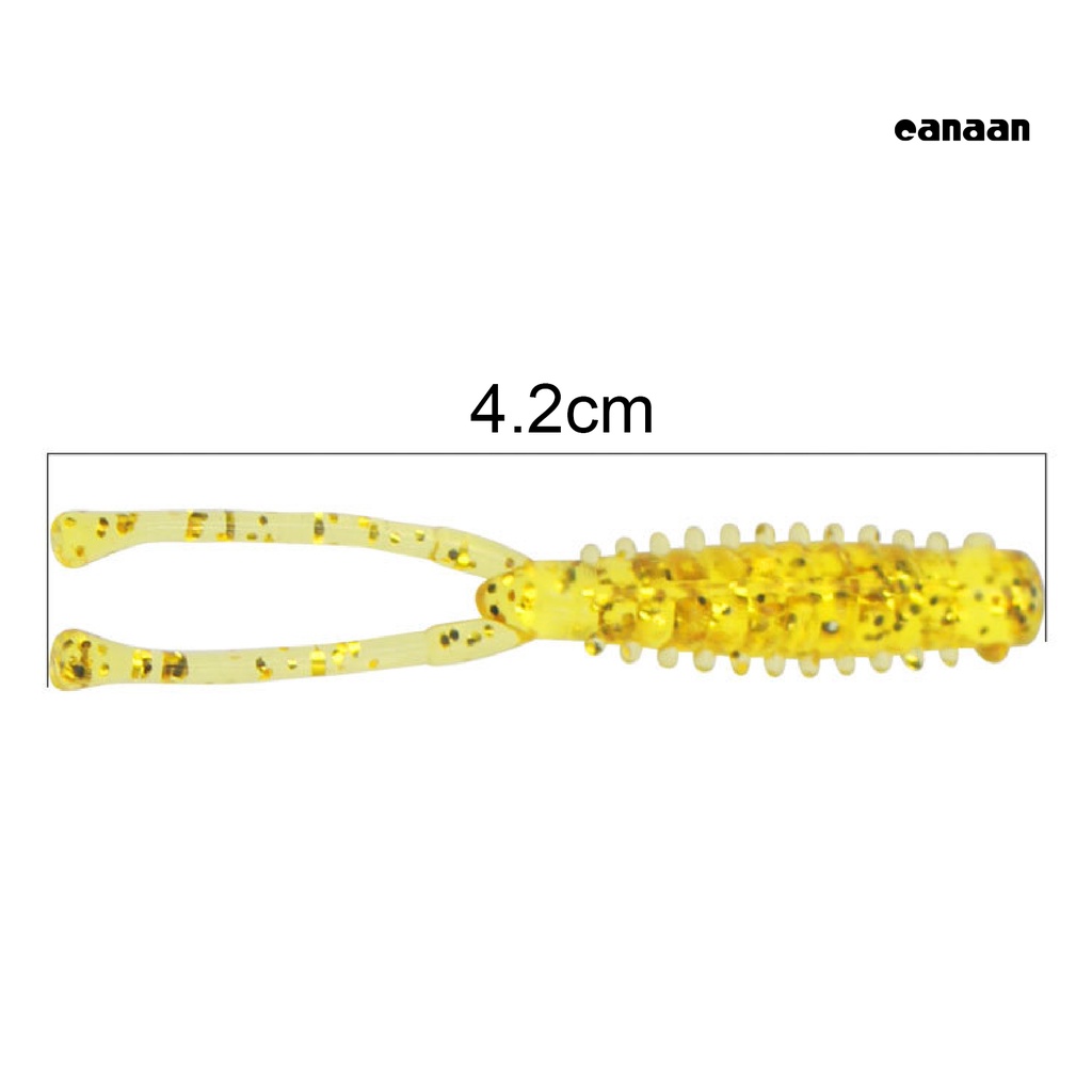 Cnn-10pcs/set 4.2 cm Ekor Ganda Lembut Lure Bionic Umpan Ikan Palsu Aksesoris Memancing