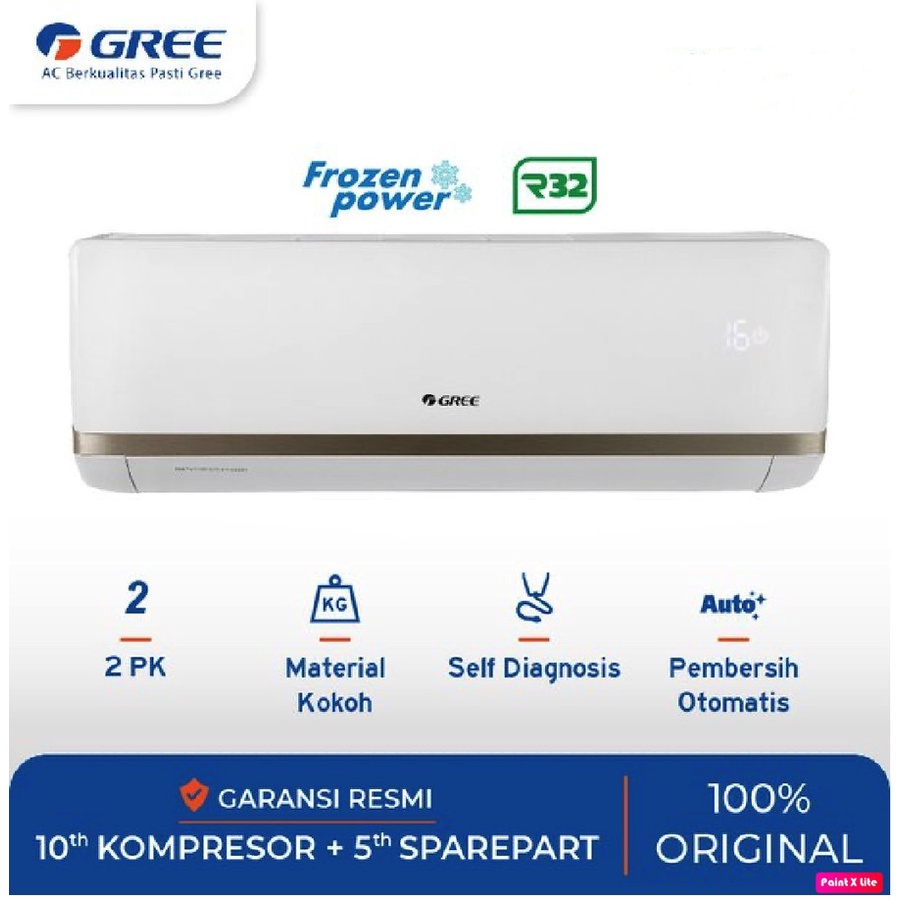 AC GREE 2PK Standard Series GWC18M005S (PALEMBANG ONLY)