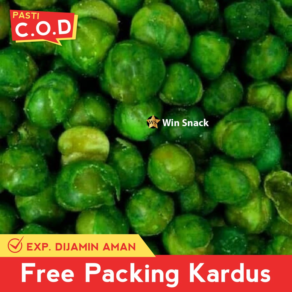 

TERLARIS snack kiloan makanan ringan KACANG POLONG ASIN 125 gram jajanan cemilan JADUL