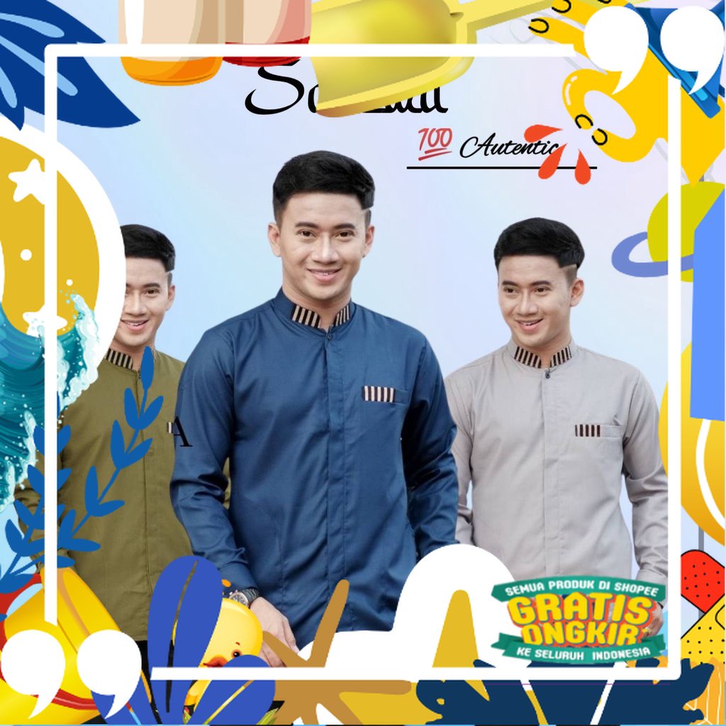 Baju Koko Terbaru model SADEWA kemko baju muslim fashion pria muslim baju koko baju pria muslim koko