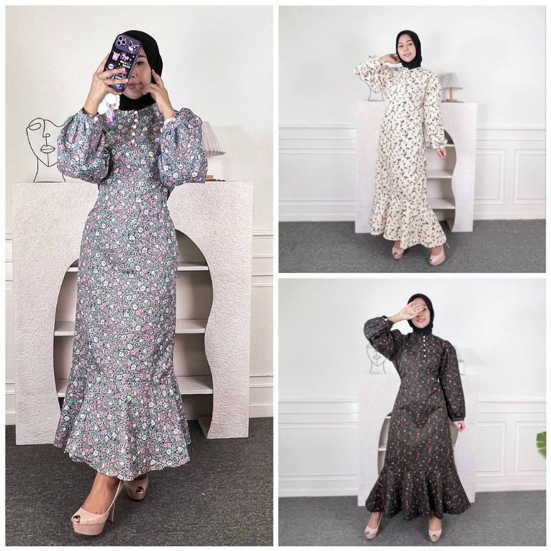 zalica Fishtail Maxi Dress /suzy dress Alesha fashion