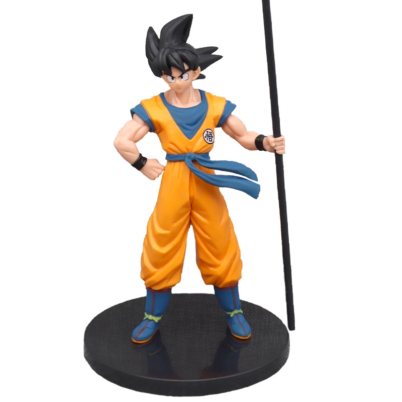 Anime Dragon Ball Z GOKU Action Figure 22 cm Demon Figurine Boneka Cewek Cowok Mainan Anak Dekorasi Kue Ulang Tahun