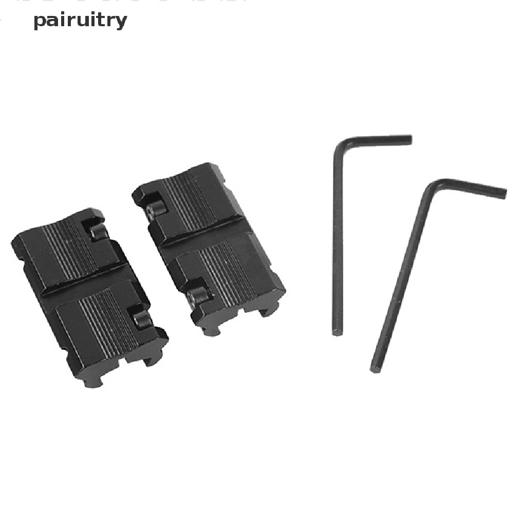 Prt 2Pcs Adapter Mount Base 11mm Dovetail 20mm Penenun Picany Rel PRT