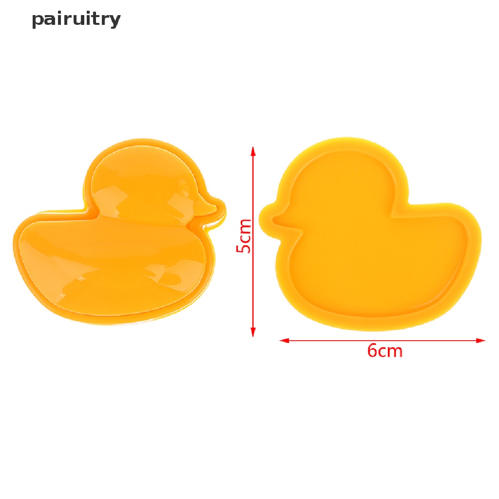 Prt 1Pc Cetakan Nasi Bola Bebek Rhubarb Lucu Kartun Bayi Rice Ball Mold Bento Tools PRT