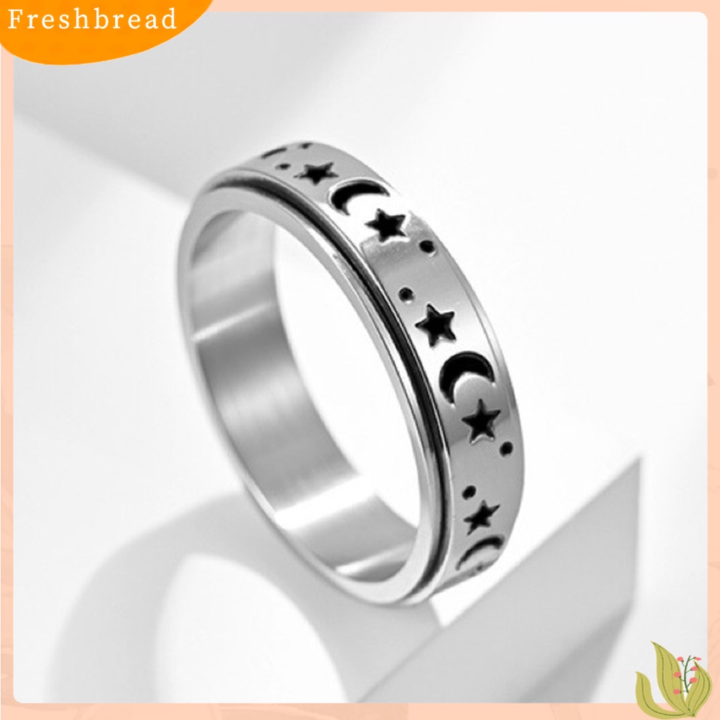 &lt; Freshbread &gt; Pria Cincin Jari Indah Hip-hop Gaya Rotatable Portable Knuckle Ring Untuk Pesta