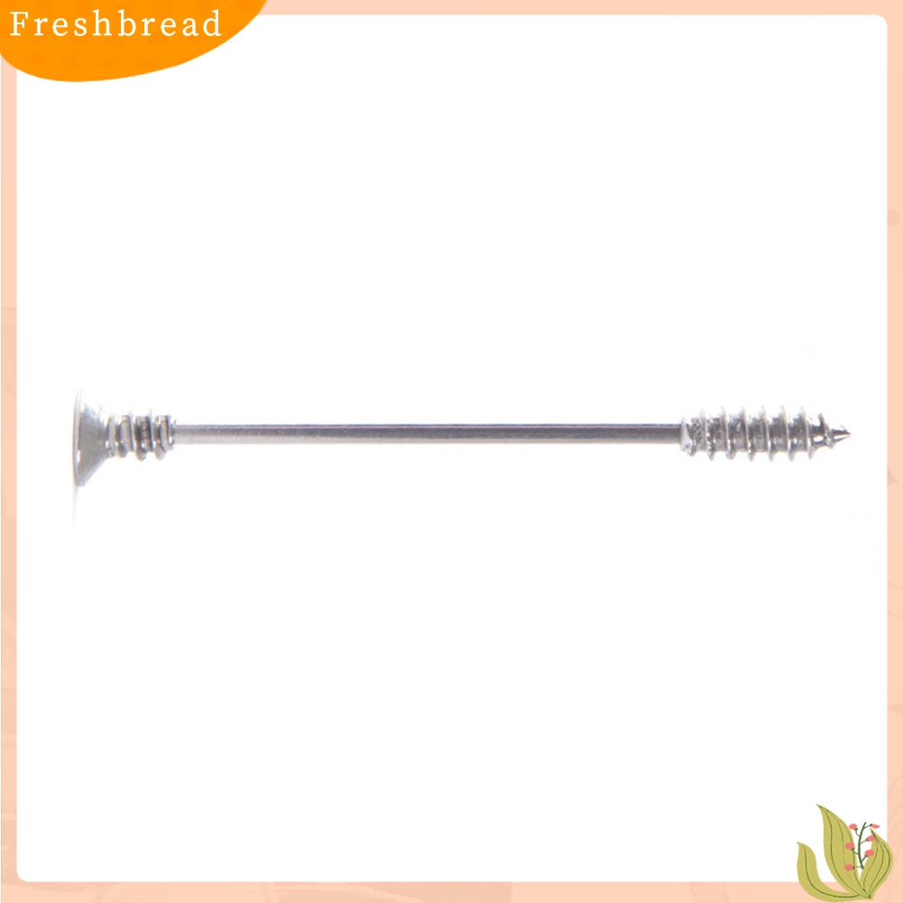 &lt; Freshbread &gt; Wanita Sekrup Perancah Industri Bar Telinga Tulang Rawan Helix Barbel Piercing Perhiasan