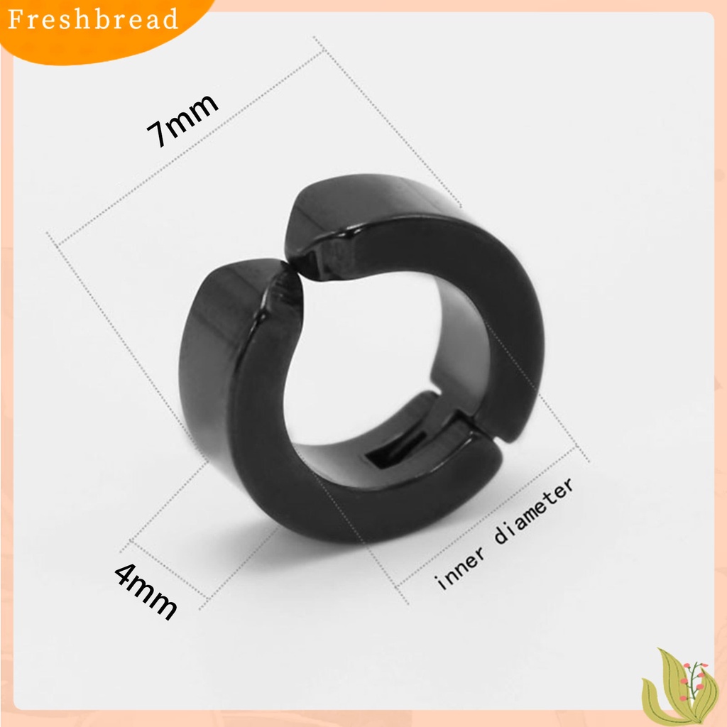 &lt; Freshbread &gt; 1Pc Klip Telinga Geometris Tahan Tarnish Perhiasan Hadiah Manset Telinga Untuk Pria