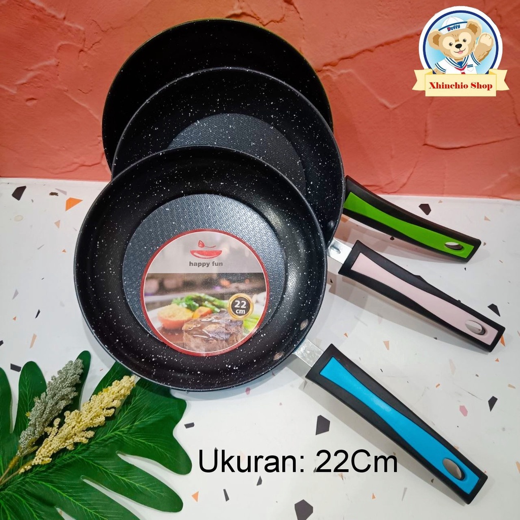 TEFLON ANTI LENGKET HAPPY FUN  22 CM