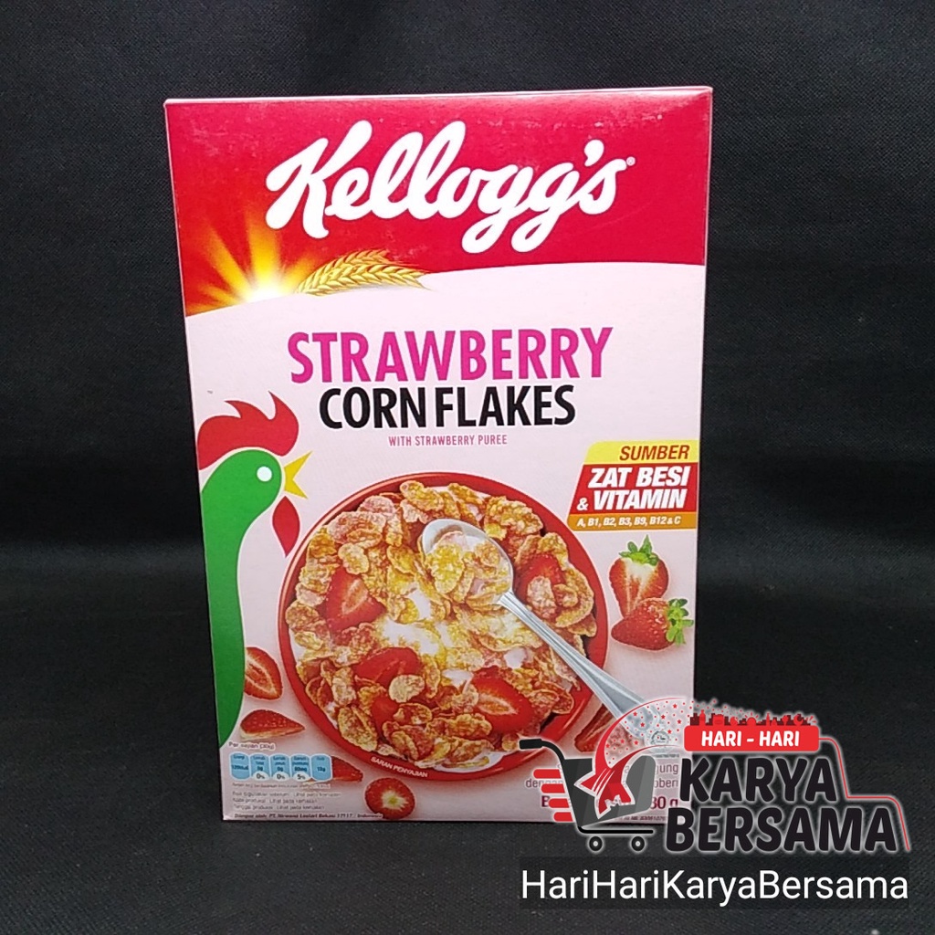 

KELLOGG'S CORN FLAKES FRUIT STRAWBERRY 180GR