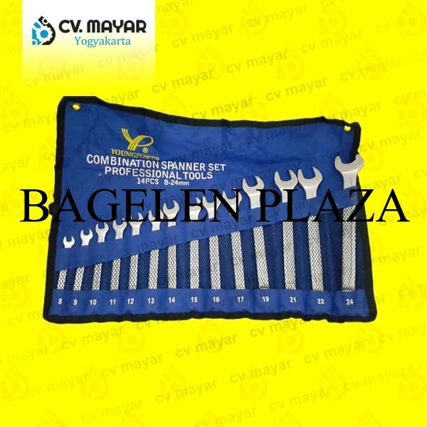 Diobral Young Power Kunci Ring Pas Set 08-24mm