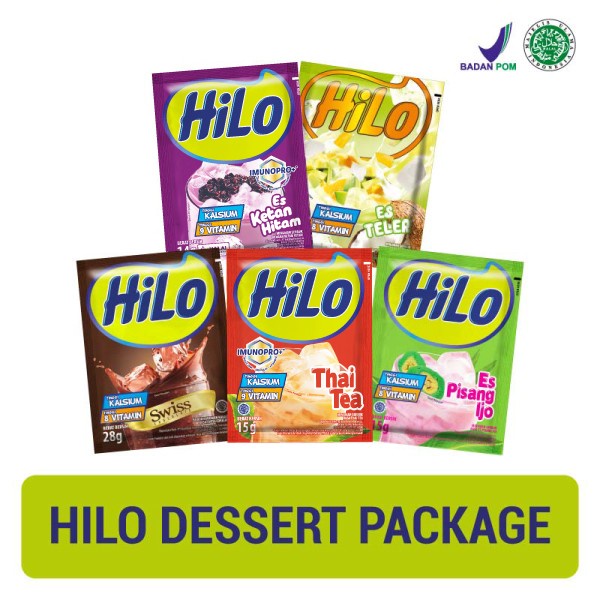 

✨NEW✨ -Paket HiLo Dessert (50 Sch) - Minuman Bubuk Tinggi Kalsium- 2.2.23