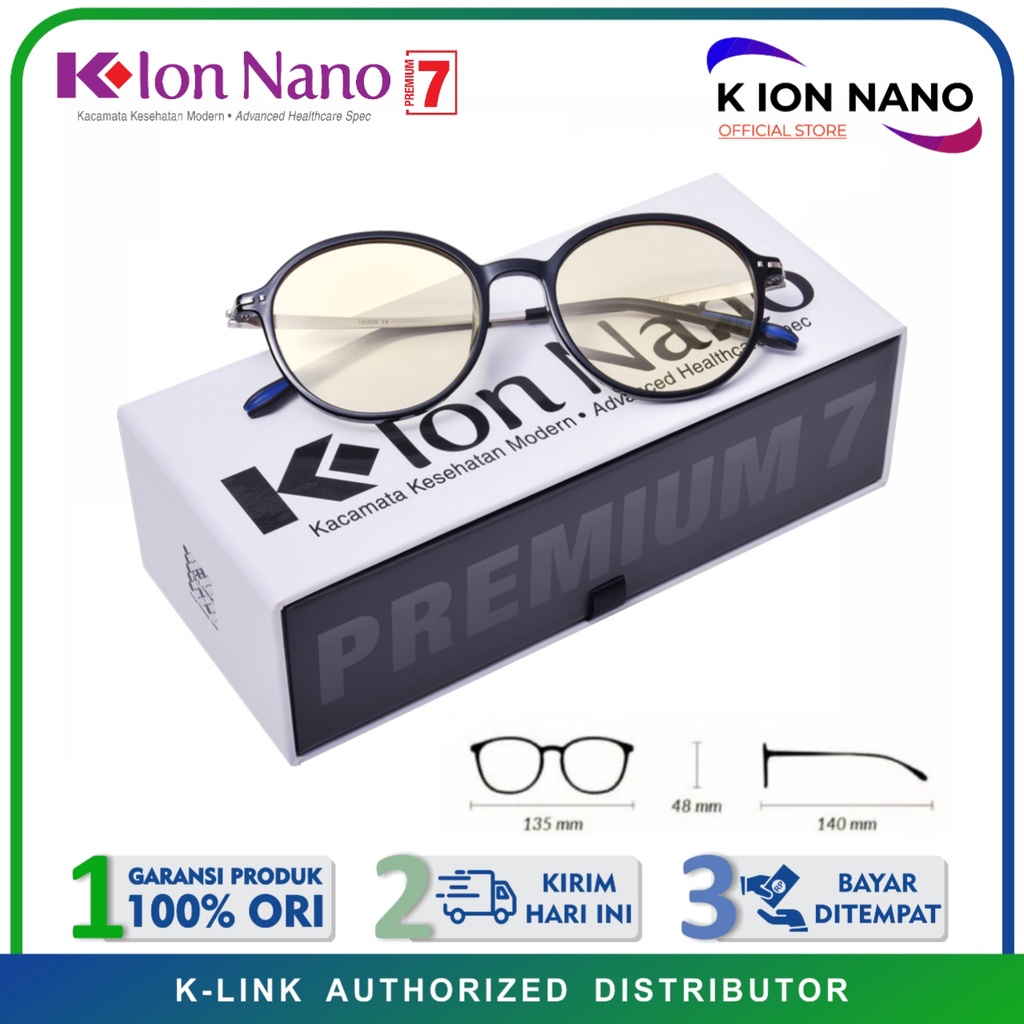 KACAMATA ION NANO 7 ORIGINAL TERAPI MATA MINUS PLUS SILINDRIS