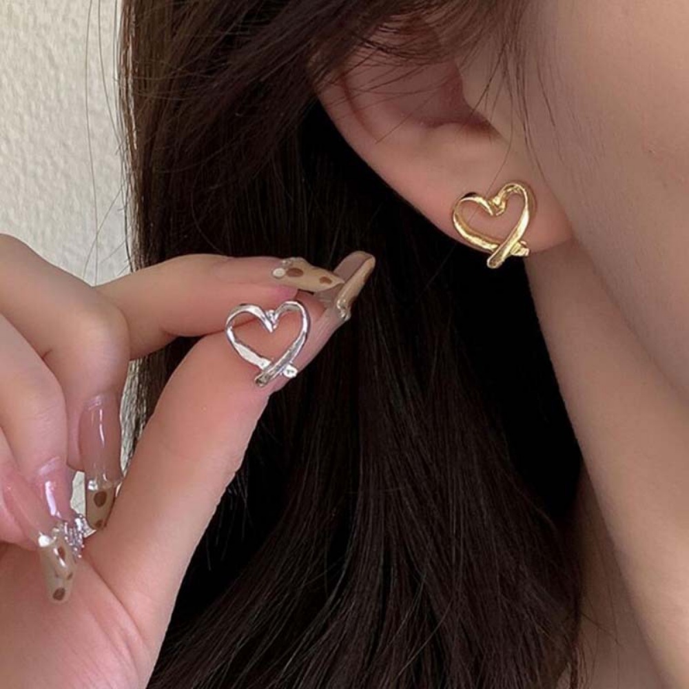 Deartiara Anting Telinga Cinta Kecil Sederhana Dan Canggih Tanpa Lubang Telinga Klip Telinga Temperamen Fashion Anting Serbaguna