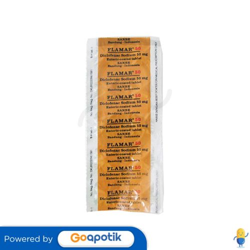 FLAMAR 50 MG STRIP 10 TABLET