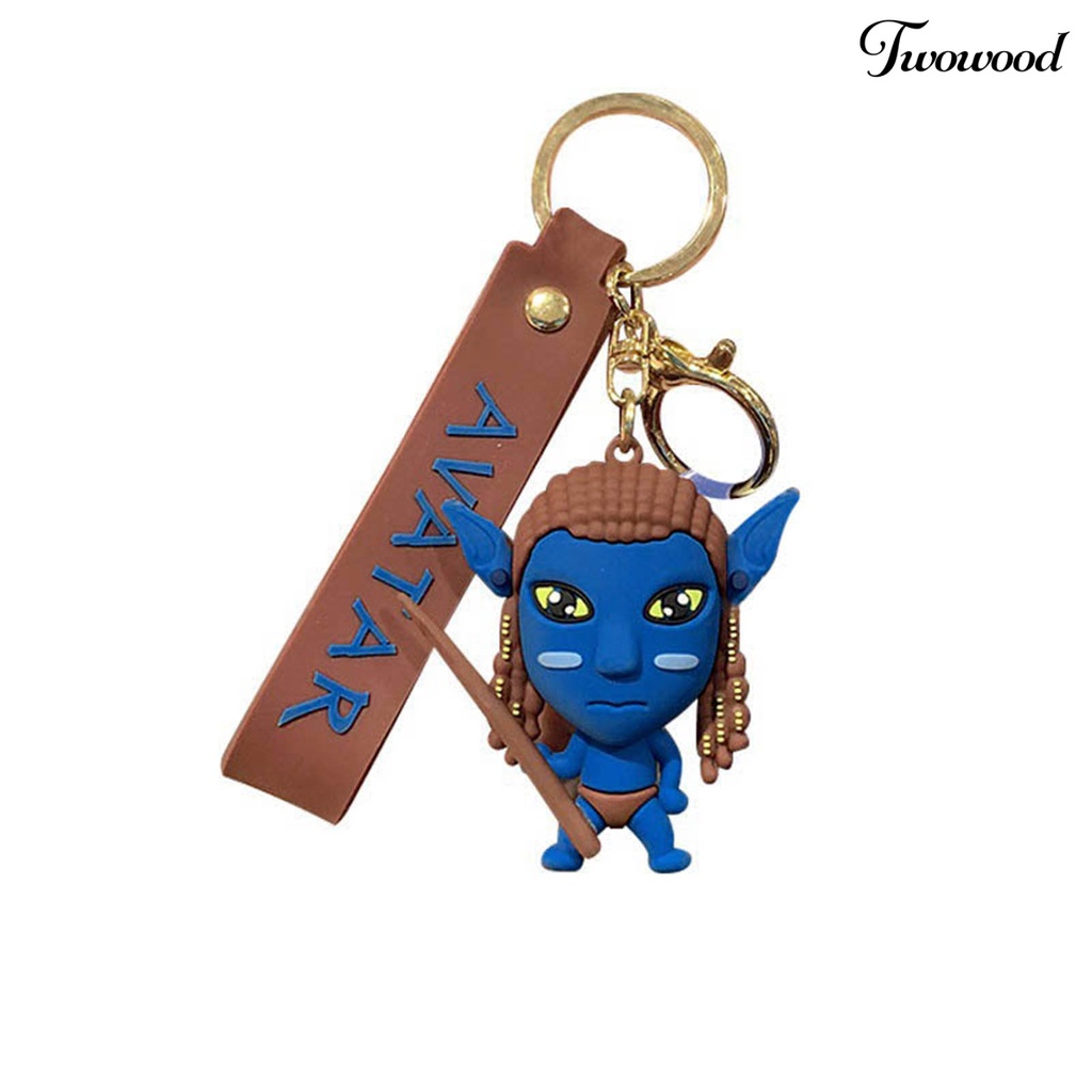 Twowood Anime Gantungan Kunci Kartun Lucu Tiga Dimensi Koleksi Realistis Portabel Lanyard Hias Anak Hadiah Tokoh Anime Boneka Liontin Gantungan Kunci Tas Ornamen Fashion Perhiasan