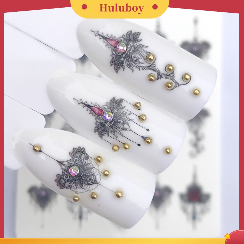{In Stock} Fashion Hewan Kalung Nail Art Stiker Perekat Tato Decal Manicure Decor
