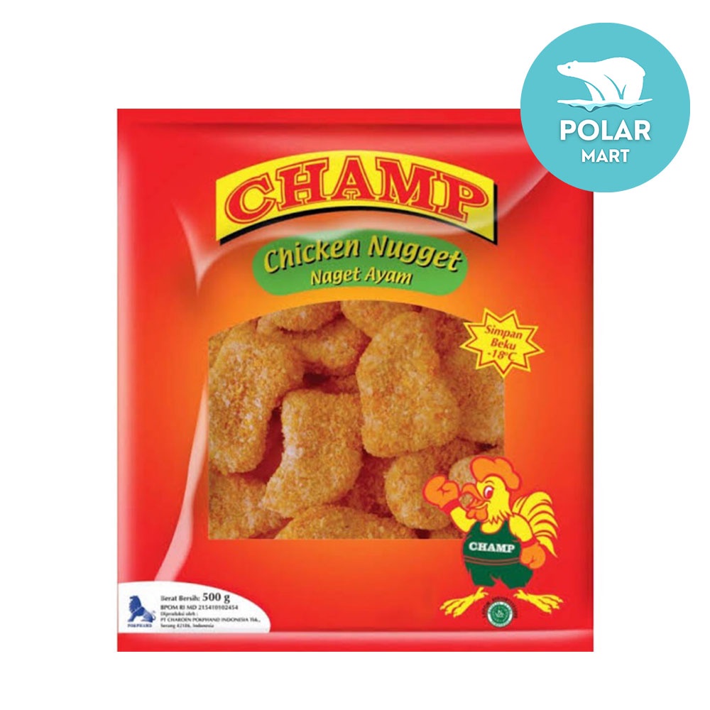 

[Cab. Cimahi] Champ Chicken Nugget 500 Gram (FROZEN FOOD BANDUNG)