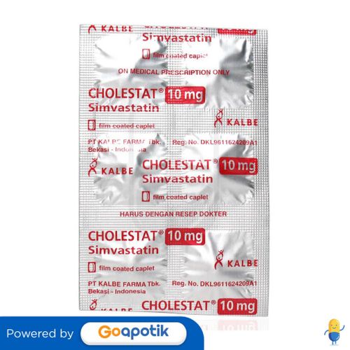 CHOLESTAT 10 MG STRIP 10 KAPLET