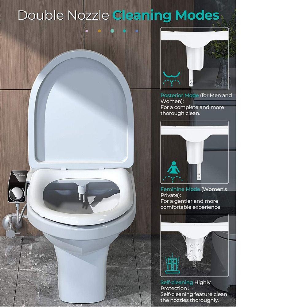 Populer Kontrol Tekanan Sprayer Air Toilet Bidet Tanpa Listrik Self Cleaning Bidet Untuk Toilet