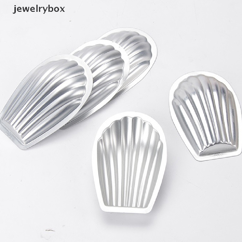 [jewelrybox] Cetakan Kue Baja Berbentuk Kerang Kue Cookie Biskuit Cetakan Bakeware Pan Mould Butik
