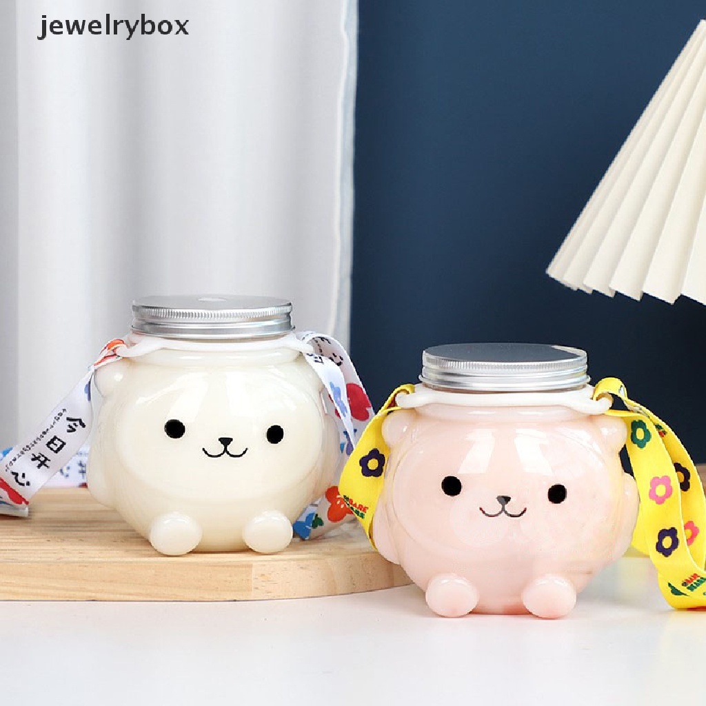 [jewelrybox] Botol Minuman 500ml Little Bear Botol Minum Susu Teh Jus Botol Minum Dingin Butik