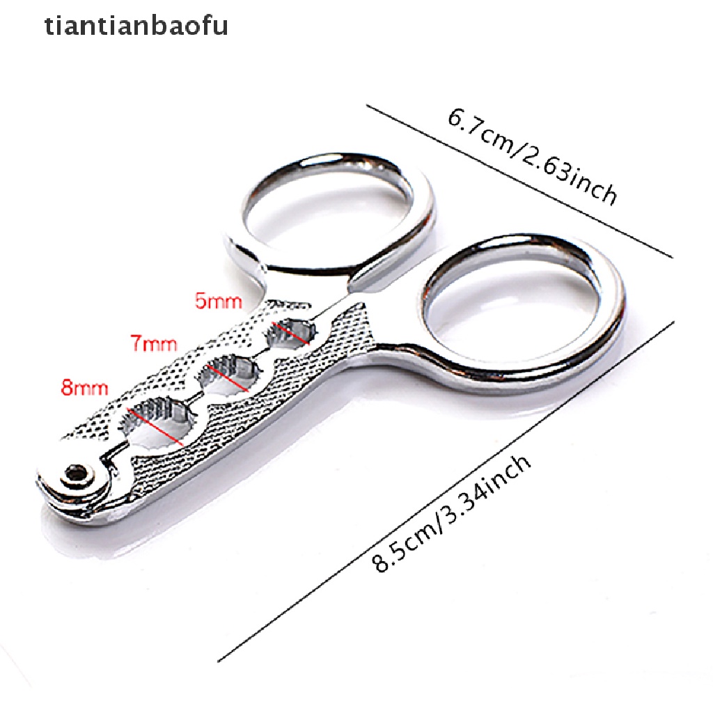 [tiantianbaofu] Stainless Steel Melon Seed Plier Scissor Nut Cracker Walnut Pine Sheller Opener Butik