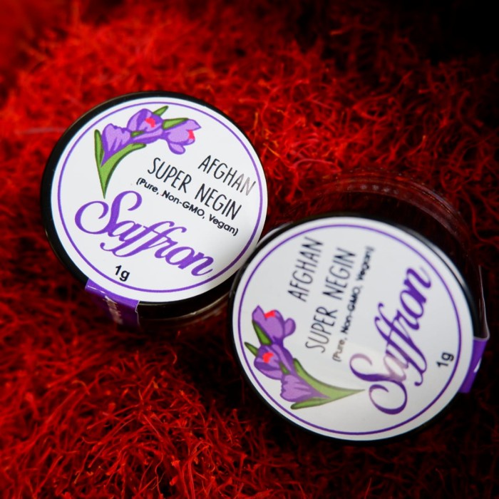 

[Ready Stock]Terjangkau Afghan Saffron Super Negin 1gr dijamin ASLI Saffran High Quality