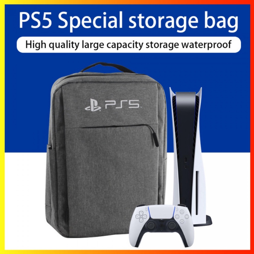 Tas Ransel Console Playstation 5 PS5 Backpack Travel Storage Bag