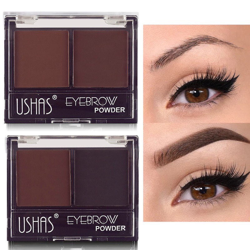 USHAS Eyebrow Powder 5 gram ( Kosmetik Bubuk Pewarna Alis )