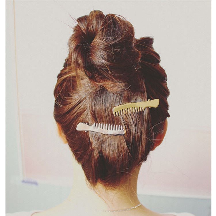 Jepit Rambut Korea Wanita Fashion Elegan Motif Baru