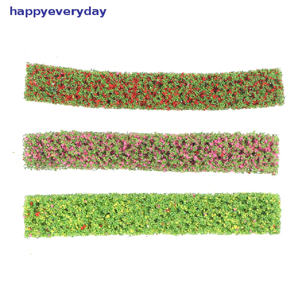 [happy] Rumah Boneka Taman Scene Flowerbed Perdu Simulasi Flowerbed Outdoor Model Mini [ID]
