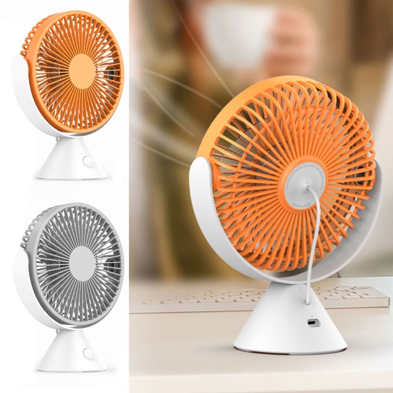 Zzz 1500mAh Portable 3Gears Portable Desk Fan Ceiling Fan Kipas Angin Gantung Mini Kipas Meja