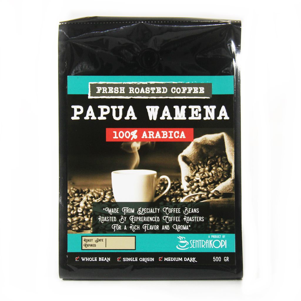 

Kopi Arabika Papua Wamena 500 Gram - Bubuk / Biji - Premium Arabica Coffee