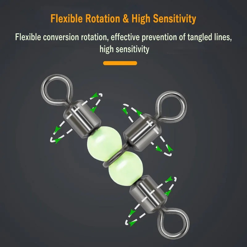 3-way T-Shaped Cross Line Fish Hook Umpan Garis Konektor 10 Pcs Neon Memancing Putar Konektor Outdoor Malam Memancing Bercahaya Aksesoris Alat Pancing