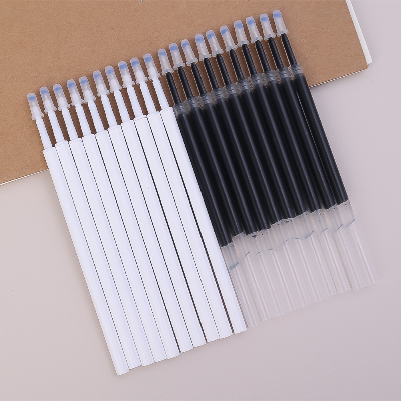 Halus Sederhana Morandi ST Pen Kepala Tahan Air Plastik Tanda Tangan Pulpen Halus 0.5mm Tinta Hitam Cepat Kering Gel Pen Isi Ulang Alat Tulis Siswa Kantor Perlengkapan Sekolah