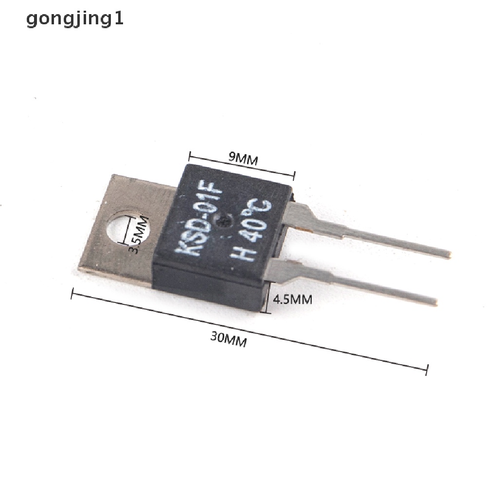 Ggg 20-80℃ Nc Biasa Tertutup NO Normal Open Thermal Switch Termostat Sensor Suhu KSD-01F JUC-31F ID