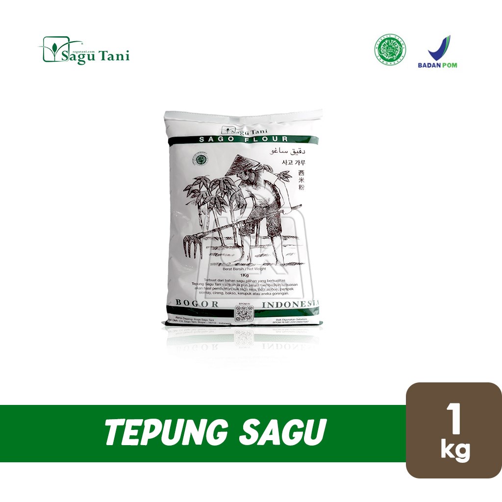 

Tepung Sagu BOGOR / Sago Flour / Sagu Tani (Pack Ijo 1 Kg)