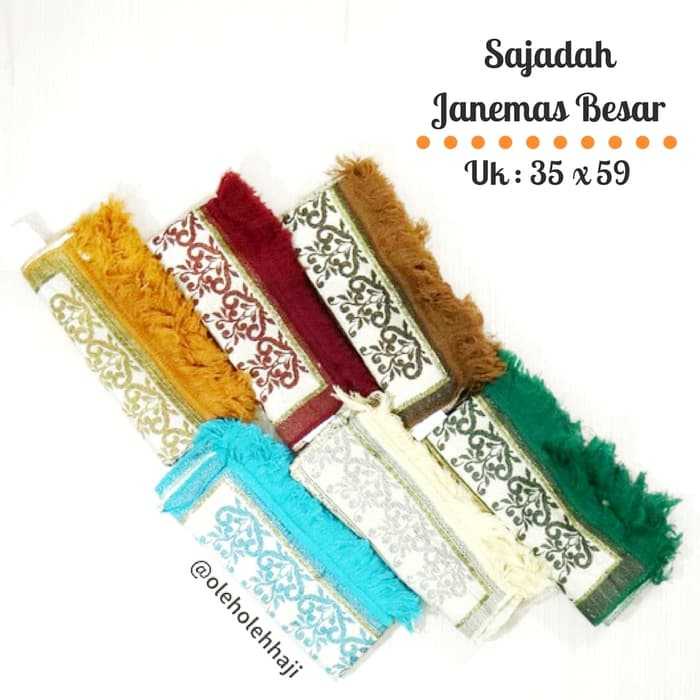 Sajadah Janemas Besar - Sajadah Traveling