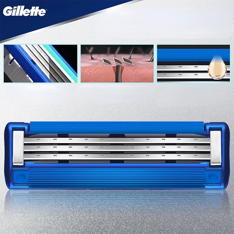 Gillette Mach3 Turbo/MACH 3upgrade Alat Cukur manual/Gagang Pisau Metal