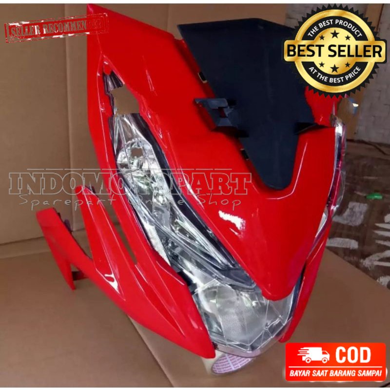 full set tameng body depan beat new fi esp eco 2017-2019 merah