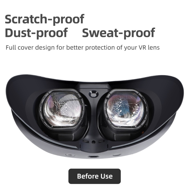 Zzz VR Lens Protective Caps Cover Tutup Lensa Silikon Anti Debu Untuk Headset PS VR2