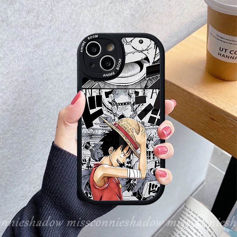 Redmi 12C A1 9T 9A 910a 10 10C 9C NFC K40s Note 9s 10Pro 10 9 8Pro 10s 8 9Pro 11s 11 11Pro+Mi 11T 12 11 Lite Poco M3 F4 X3 NFC Pro Trendy Anime One Piece Lucu Casing Tpu Luffy Soft