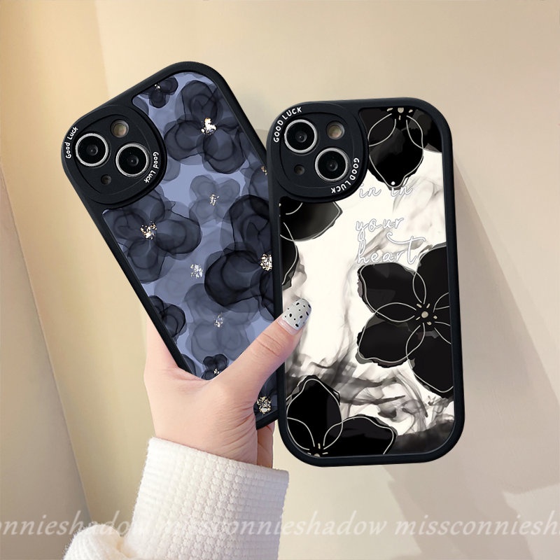 Case Realme C53 C31 C21Y C12 C30 C25Y C11 C55 C30s C20 C25s C35 C15 5i 7i 9i 6s 56i 8 6 8i 8 10 Pro 10Pro+ C17 C17 C20A C3 C21 GT Mewah Retro Flower Vintage Floral Soft Sarung