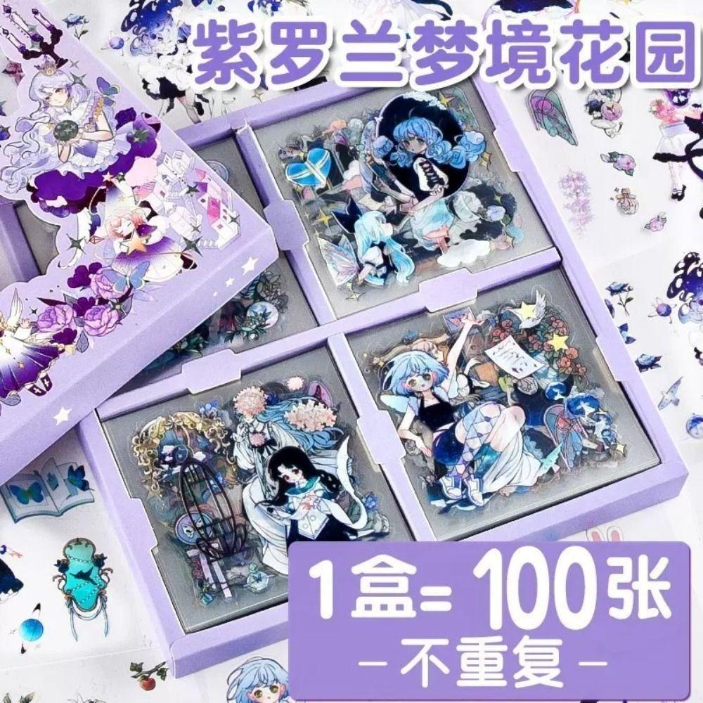 NEEDWAY Needway Stiker Akun Tangan Mainan Anak Perempuan Diy Keyring Diy Keychain Tahan Air Goo Card Sticker Set Handbook Set Lengkap Diy Handbook Bahan Sticker